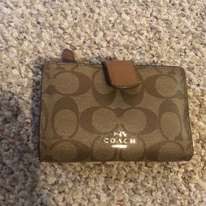 Brown coach wallet